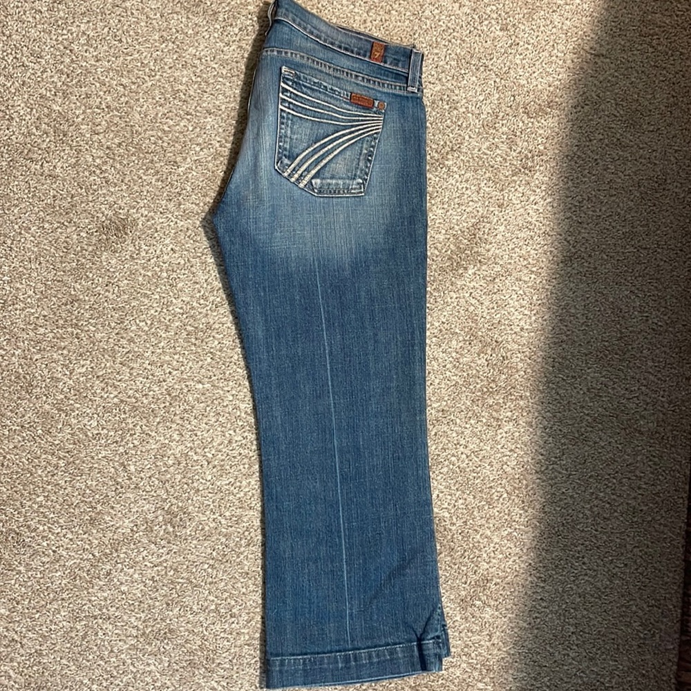 7 For All Mankind DOJO Crop Jeans 30